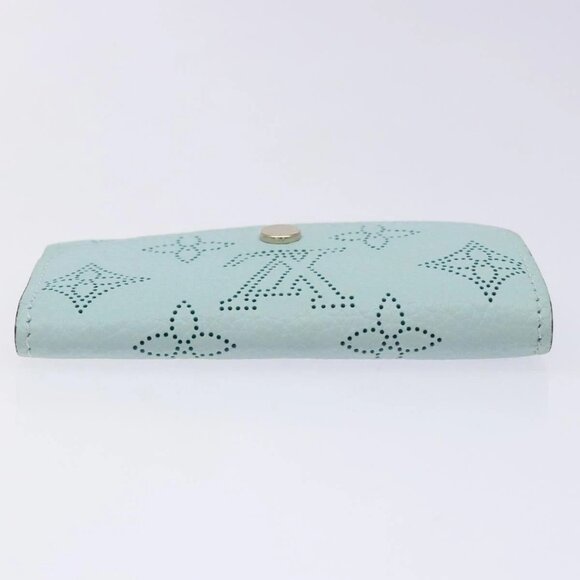 LOUIS VUITTON Mahina Multicles 4 Key Case Blue M83504 LV Auth 129756 - Picture 7 of 16